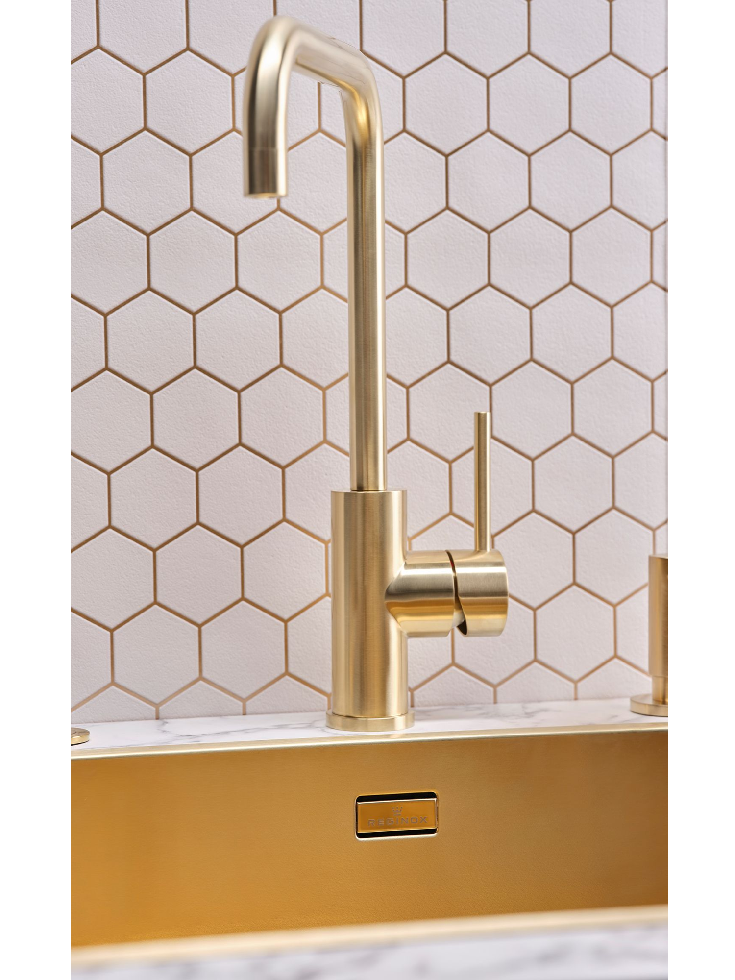 Reginox Crystal Kitchen Mixer – Gold II #R38970