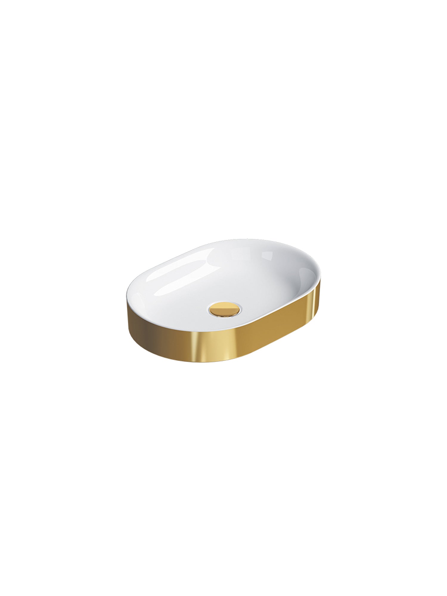 Horizon Countertop Basin #50AHZ – Gold & Silver