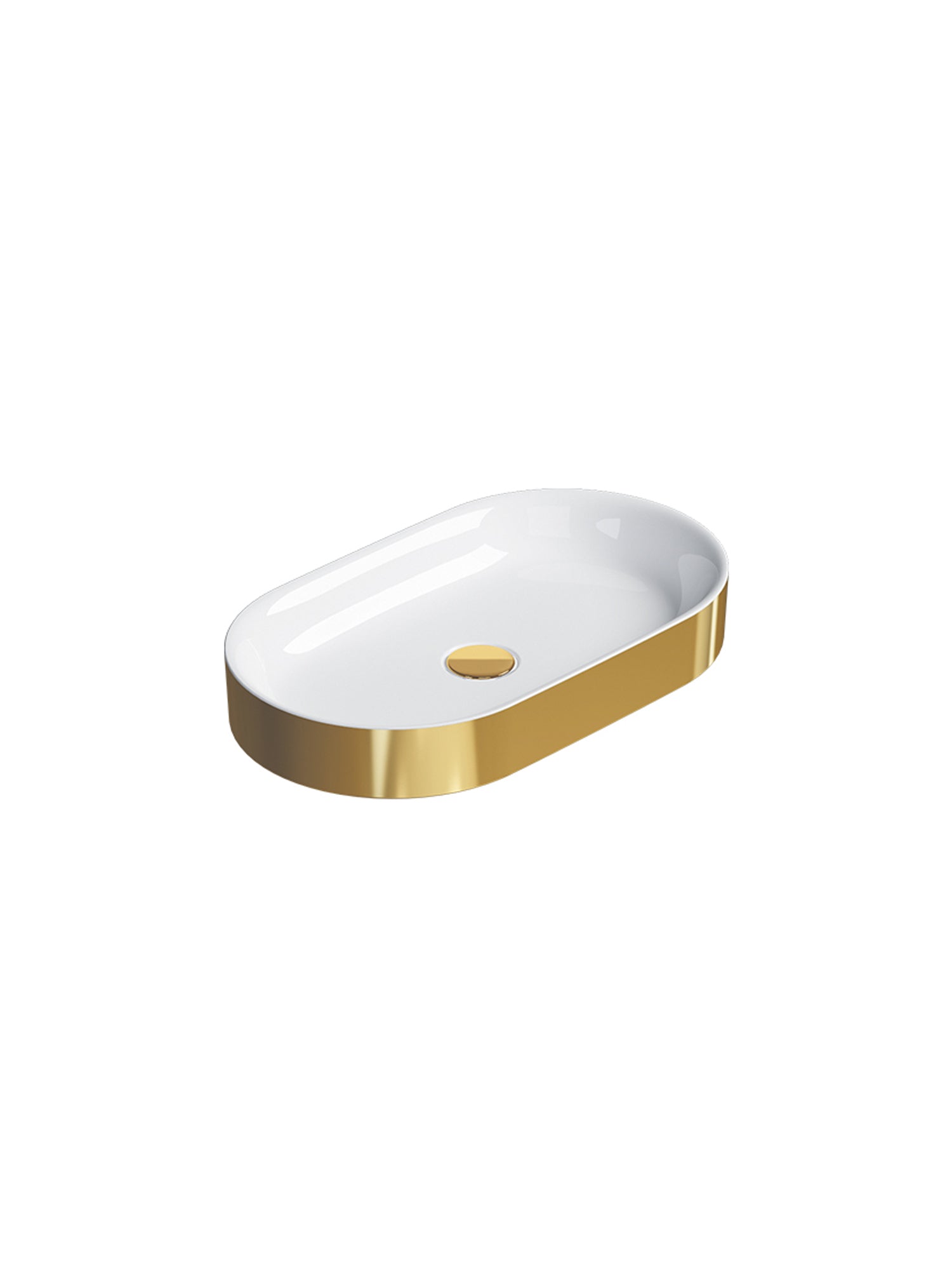 Horizon Countertop Basin #60AHZ – Gold & Silver