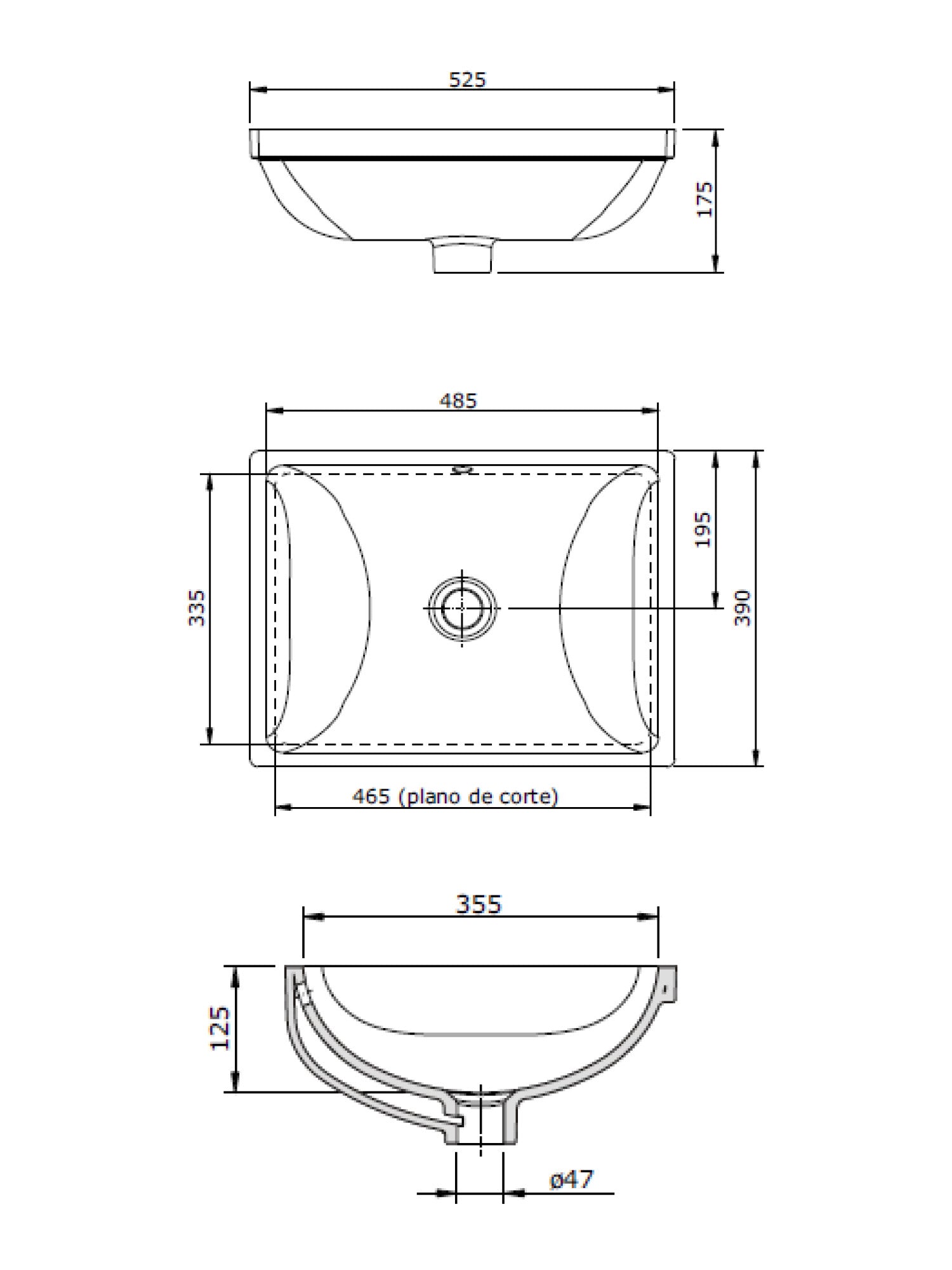 Biar Undercounter Basin #118350