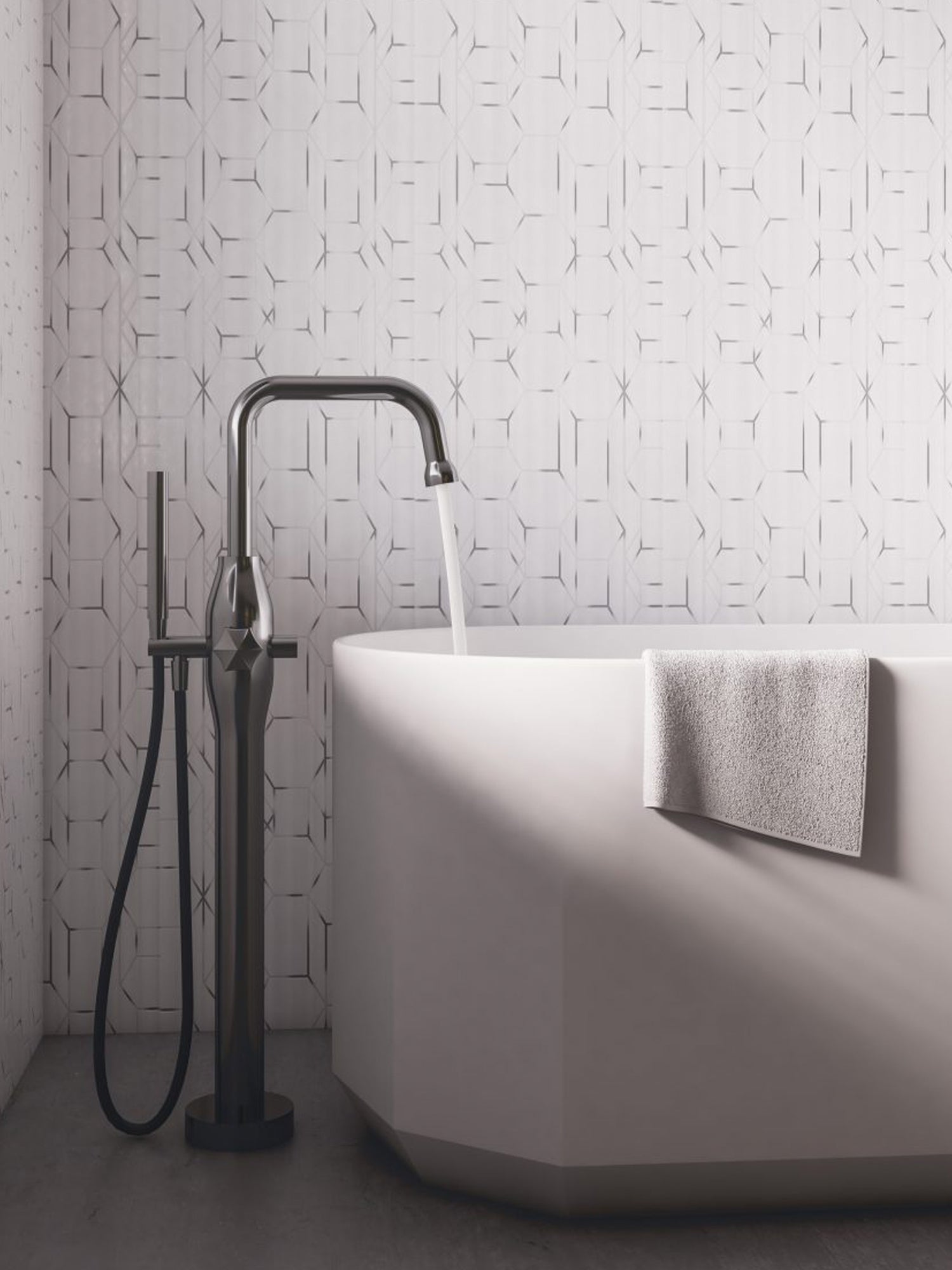 Bloom Free Standing Bathtub #SBM074 (Export)
