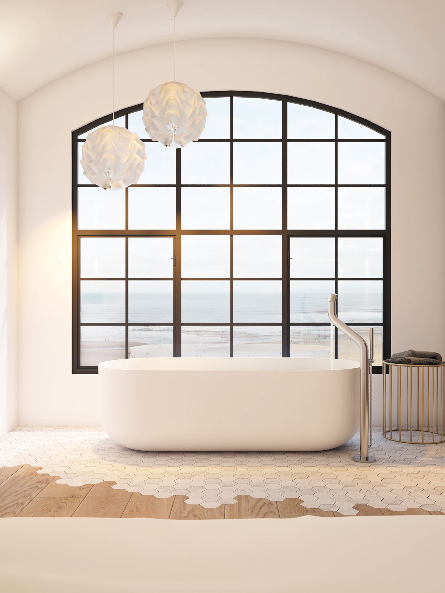 Flow Bathtub Freestanding Bathtub #SBM069 (Export)