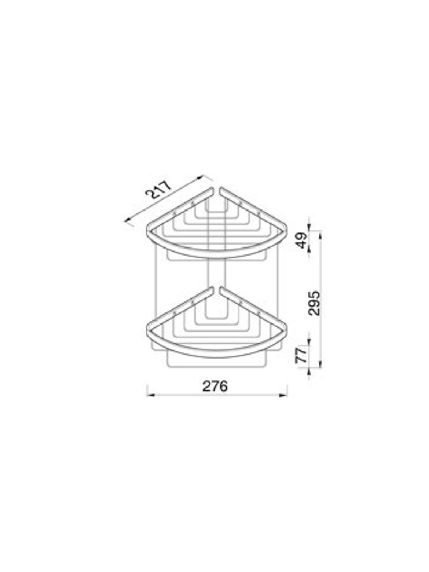 Double Corner Sponge Basket #183