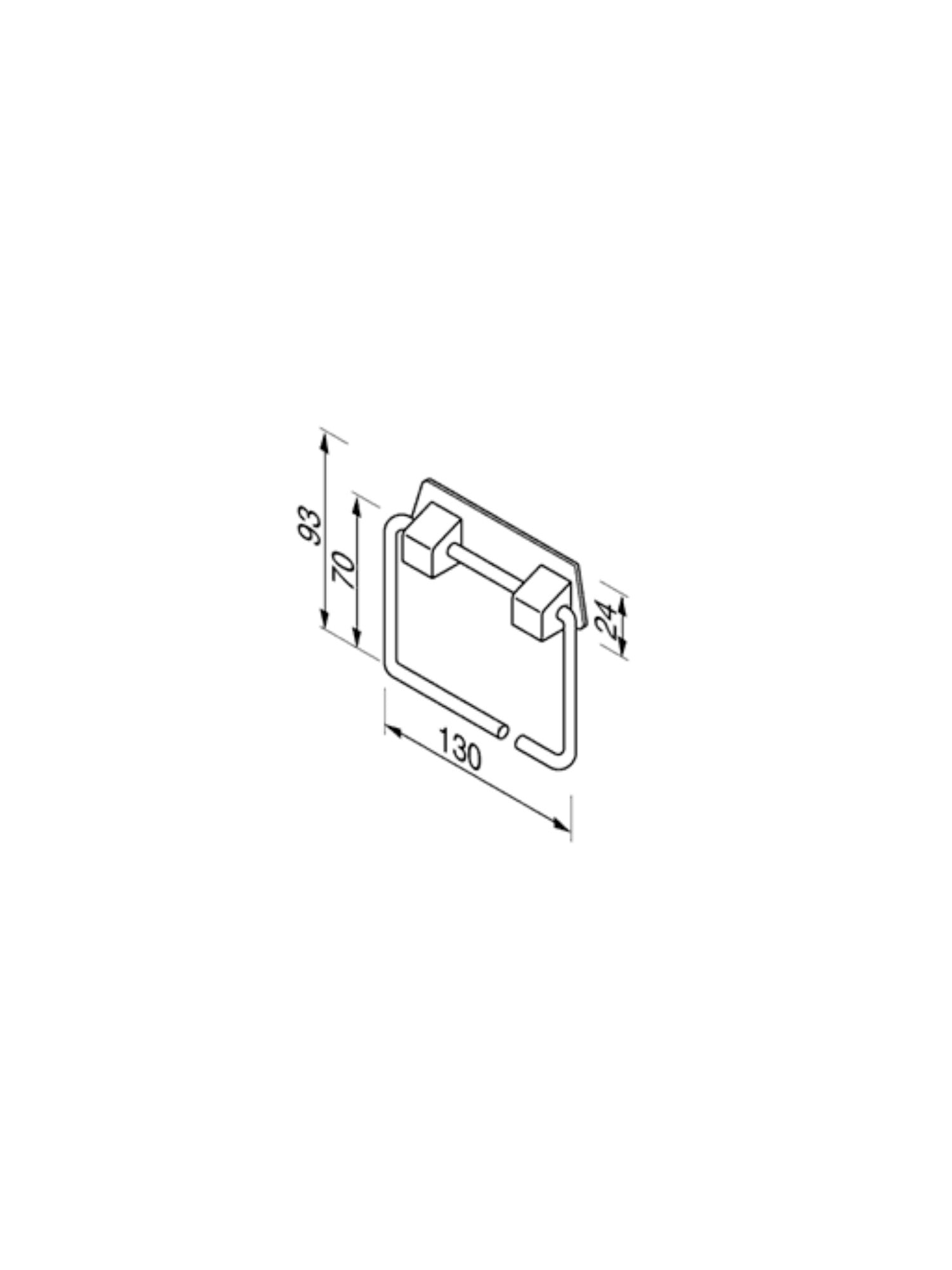 Toilet Roll Holder w/o Cover #5146
