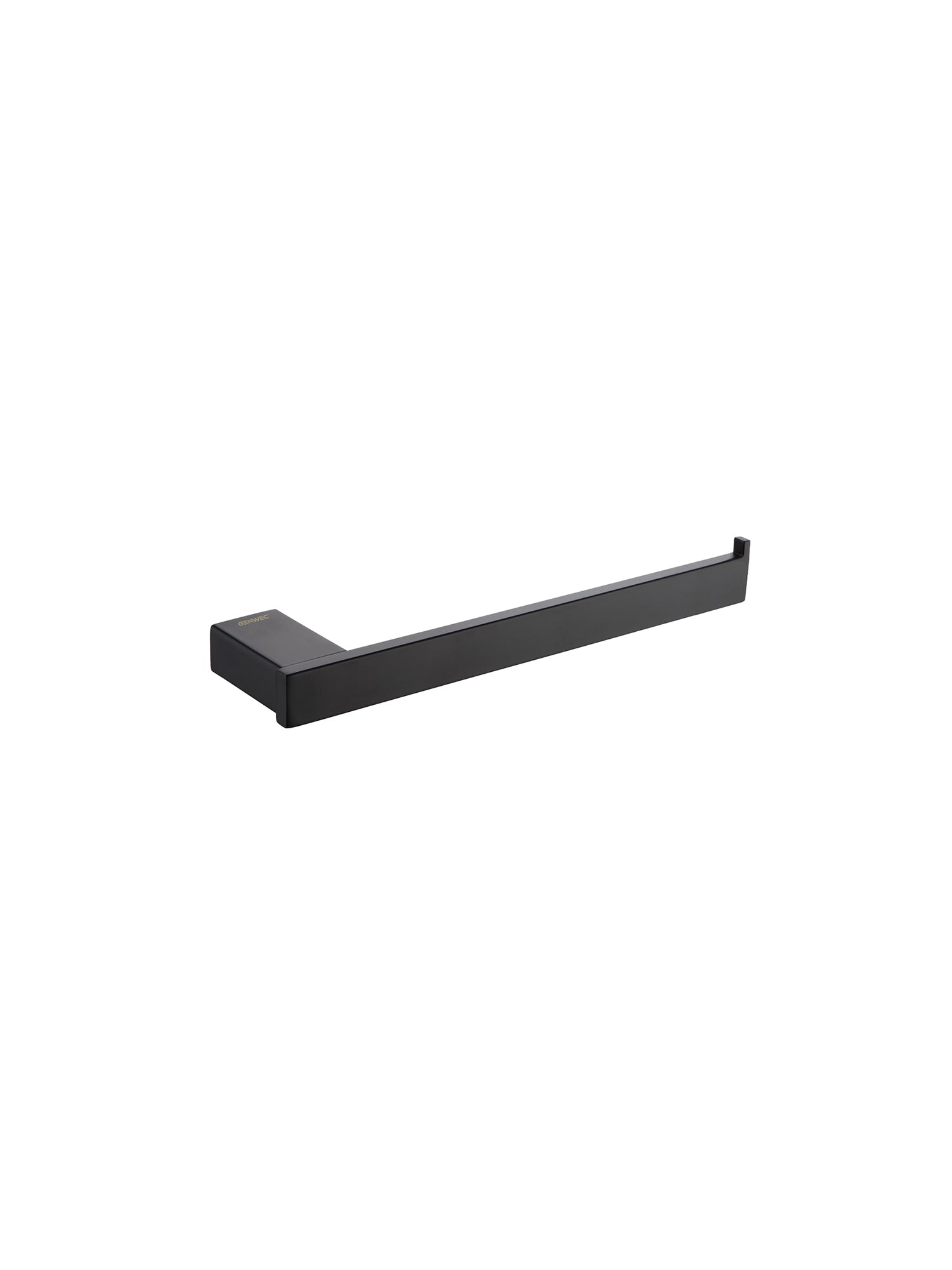 Pompei GW05 62 04 03 Black Straight Towel Ring - Stainless Steel
