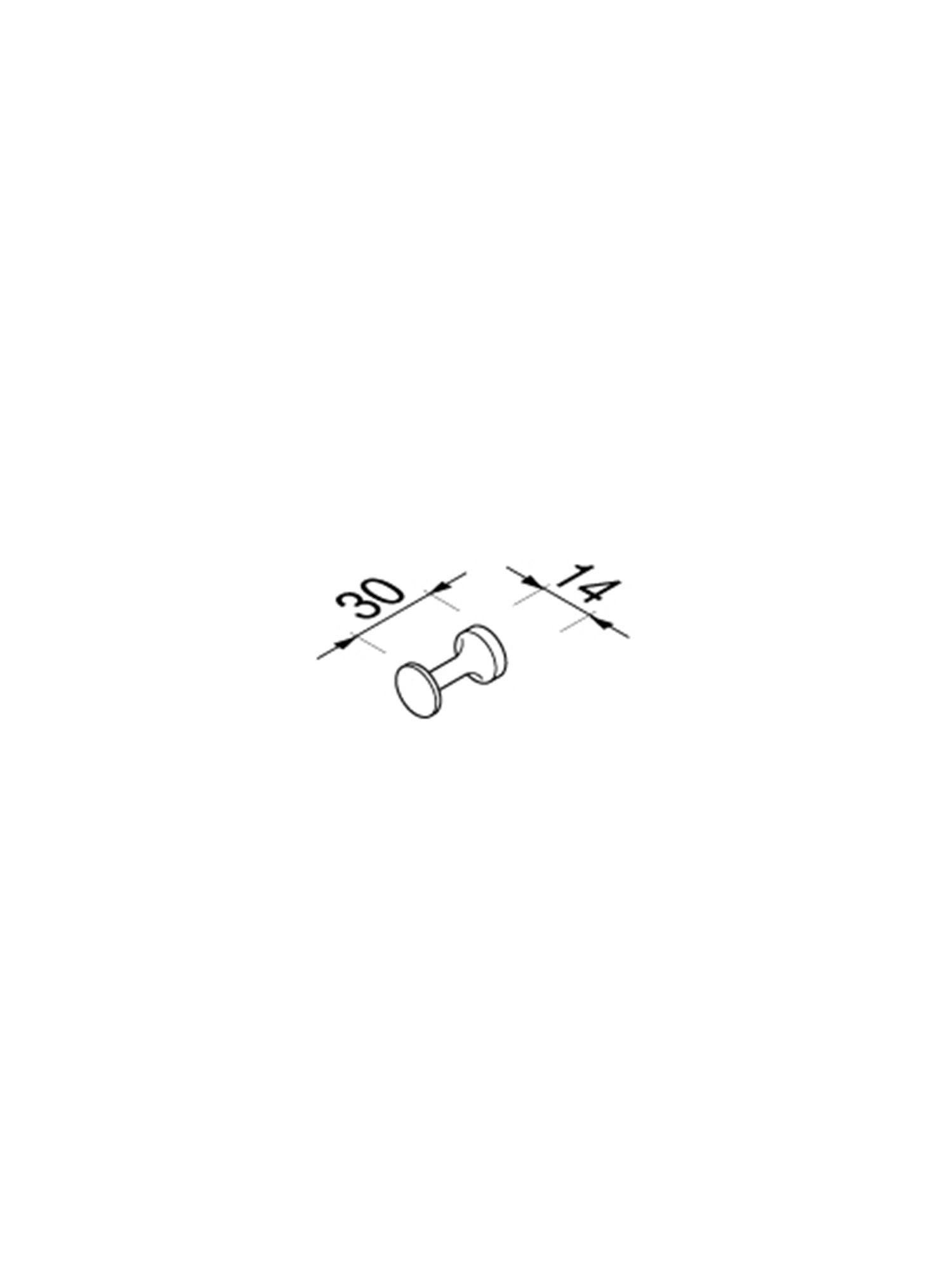 Geesa Small Robe Hook #2801