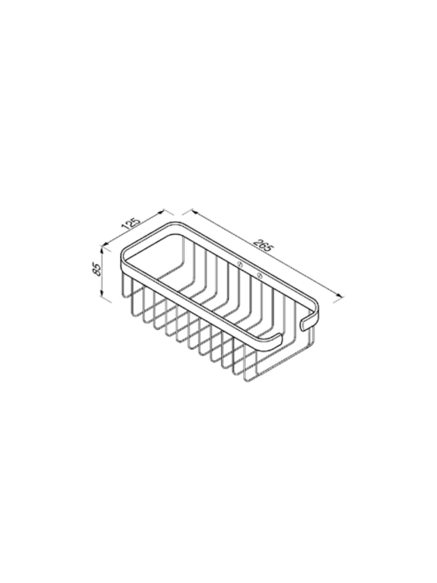 Large Rect. Bottle/Sponge Basket #140