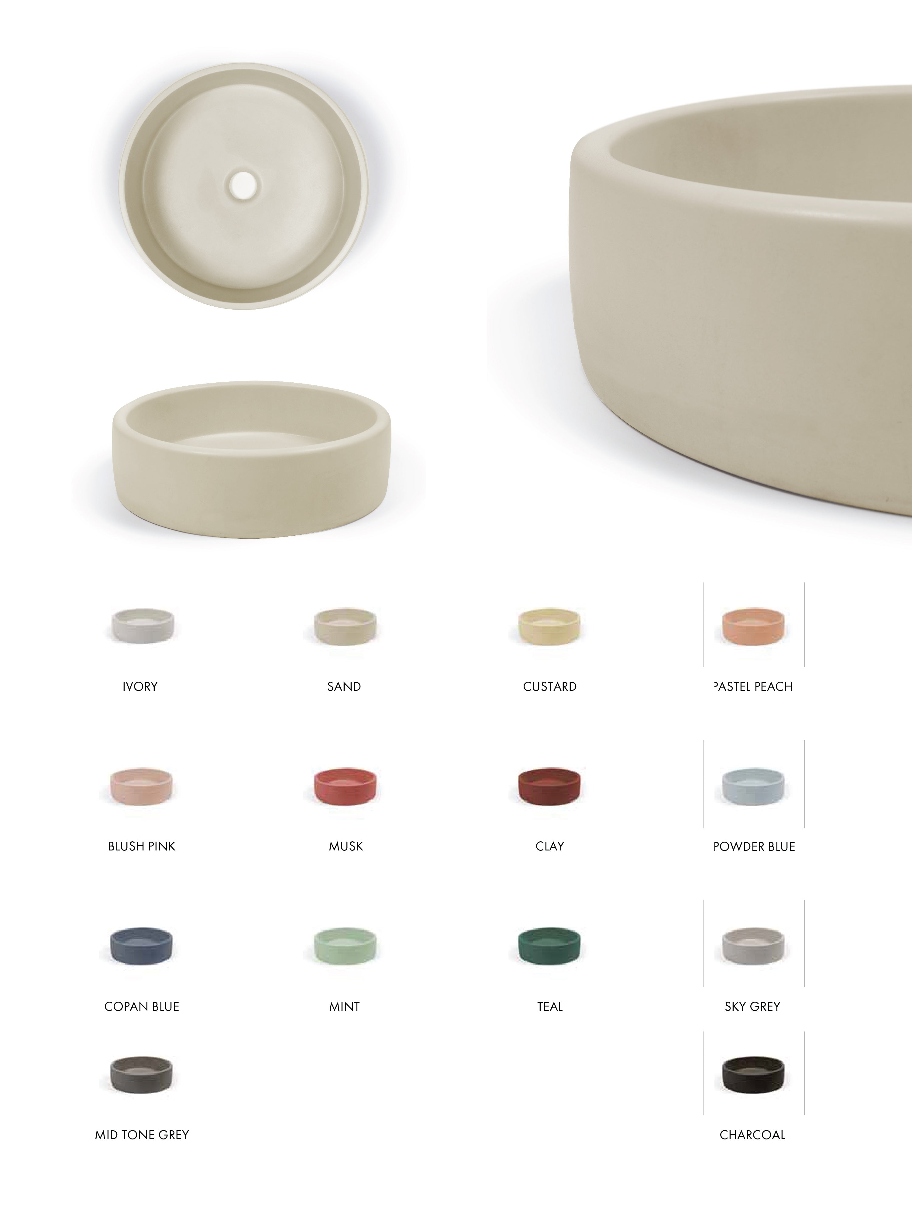 The Bowl Concrete Countertop Basin