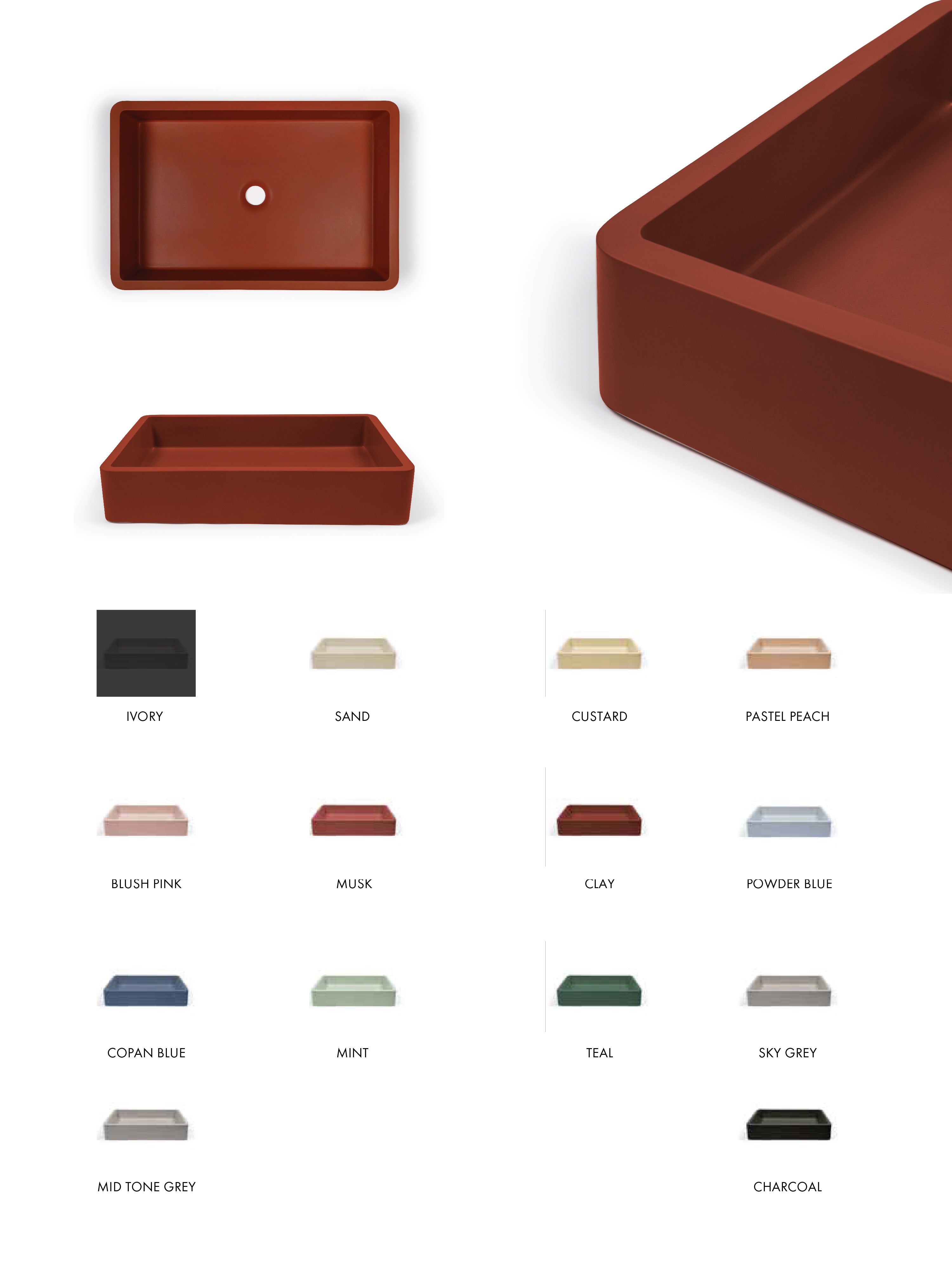 Vesl Rectangular Concrete Basin