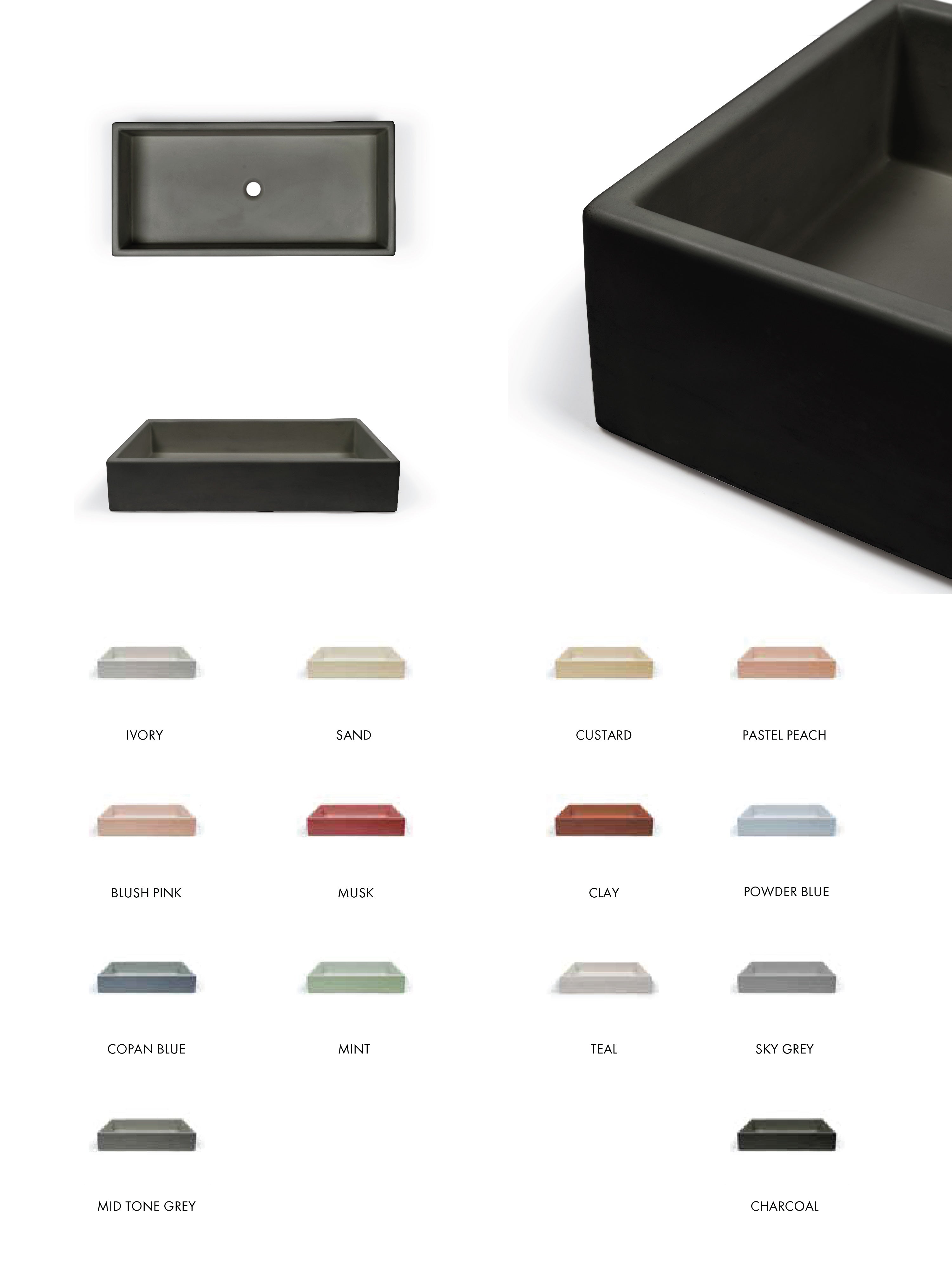 The Trough Concrete Countertop Basin