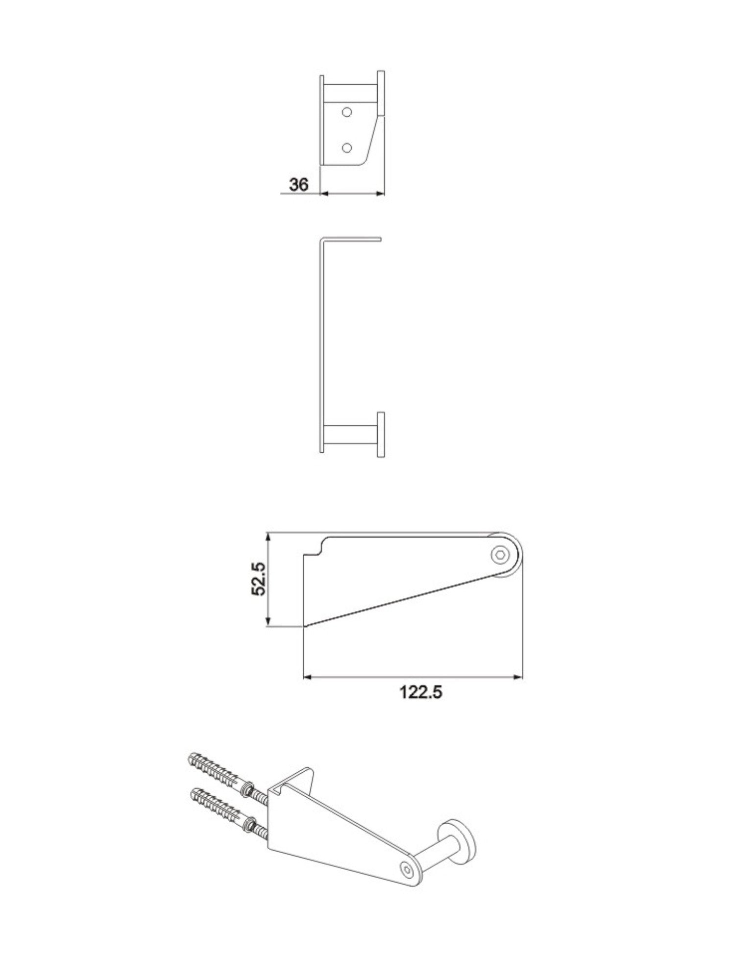 Klear Robe Hook #JM-631