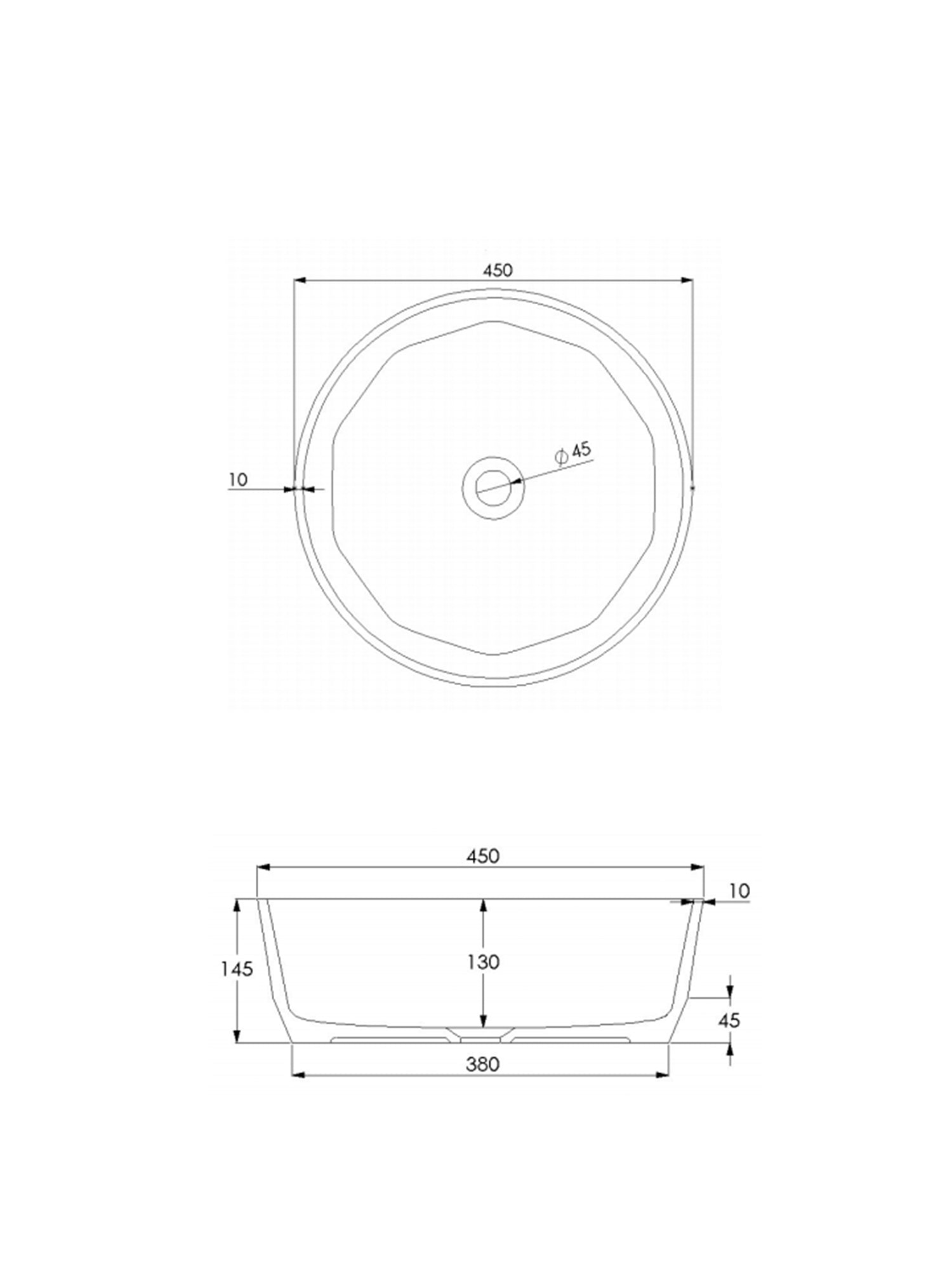 Bloom Countertop Basin #SWMBAS80