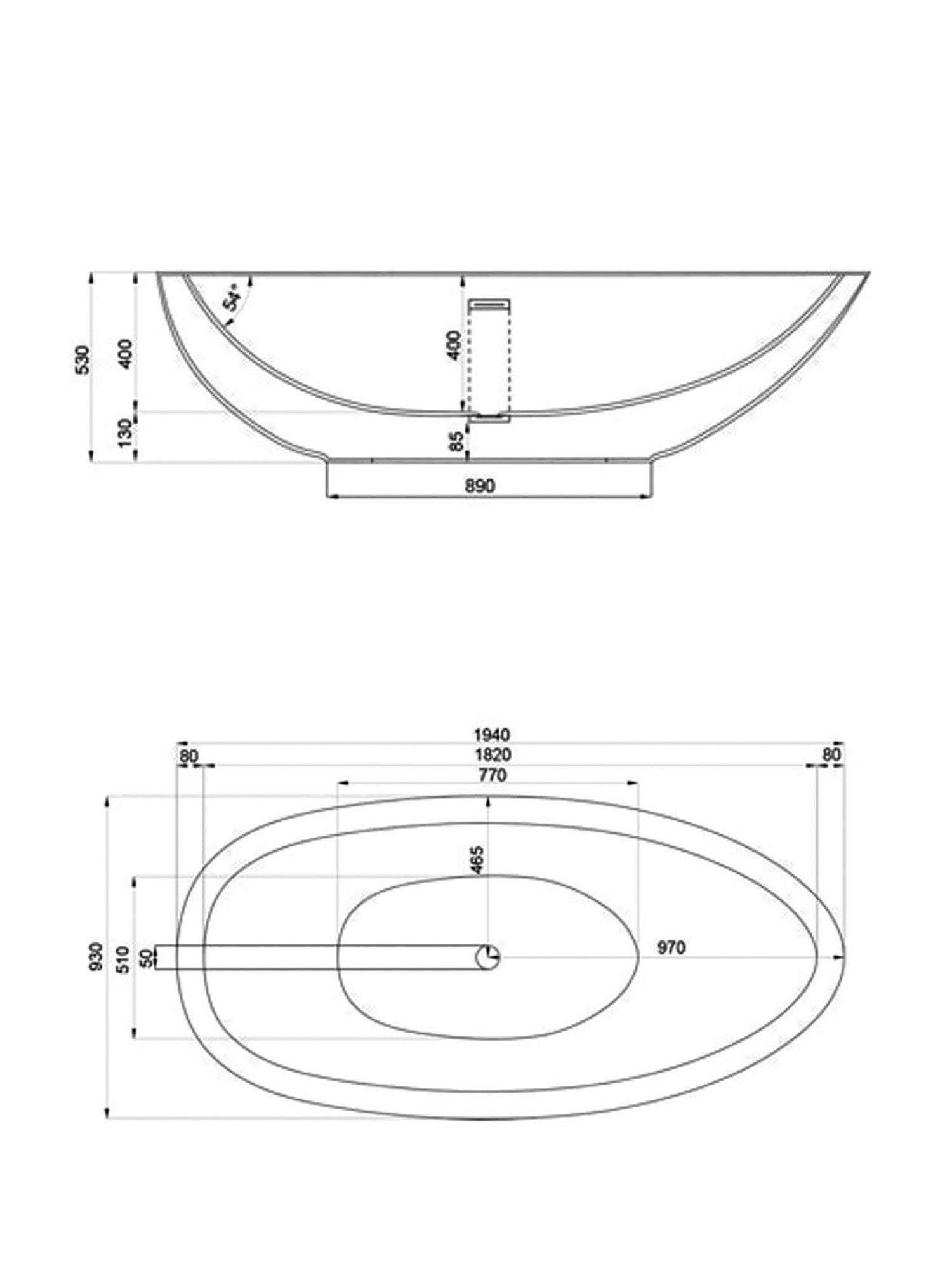 Elaine Freestanding Bathtub #SBM050