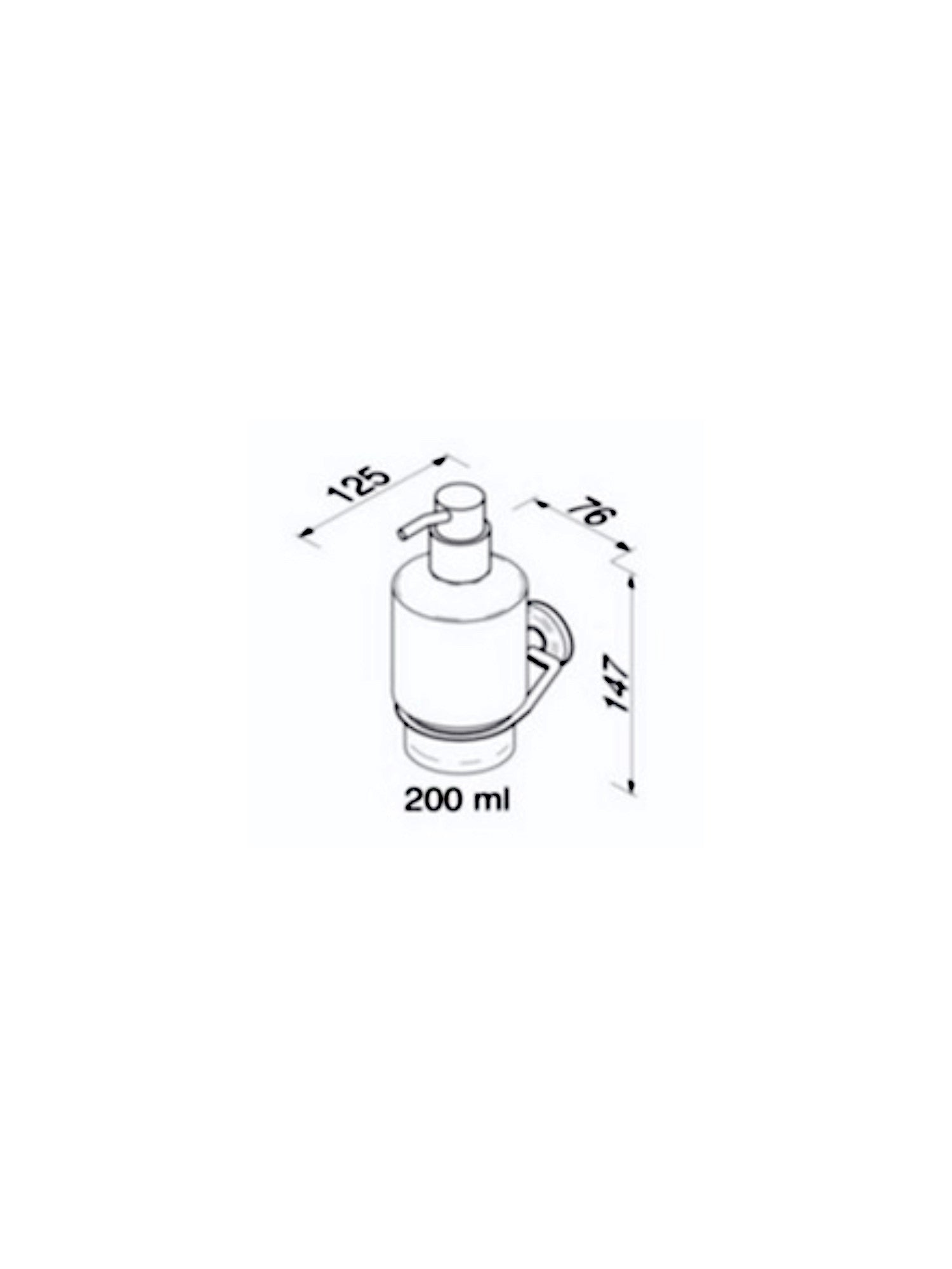 Luna Soap Dispenser #5516