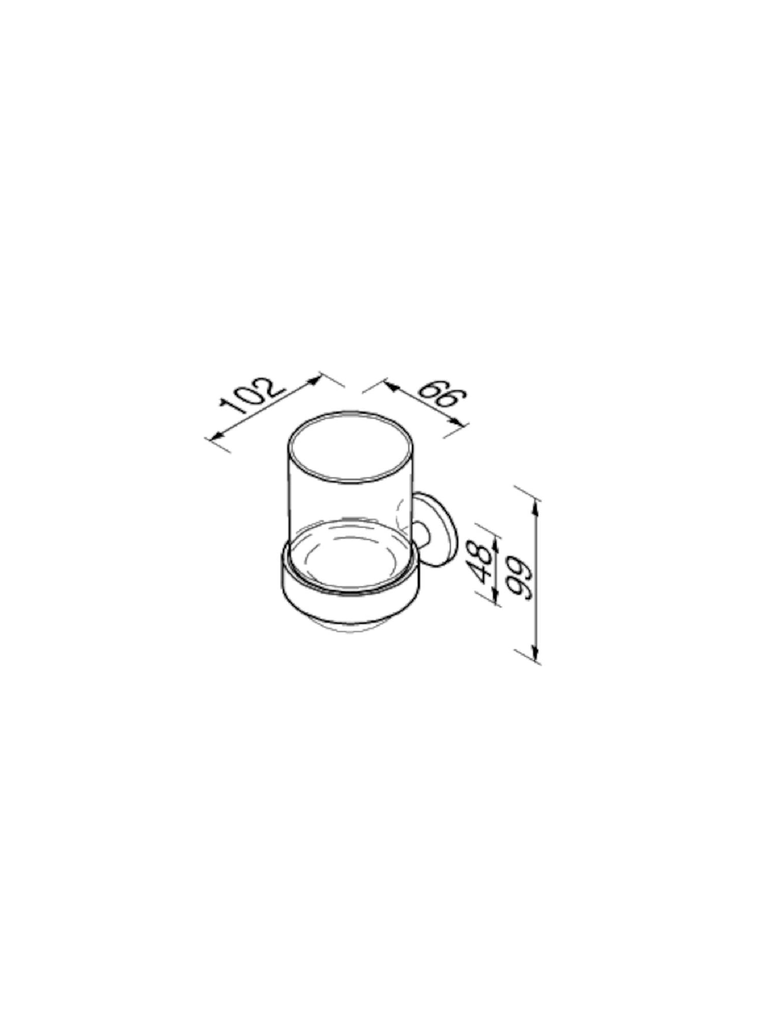 Nemox Black Tumbler Holder #6502-06