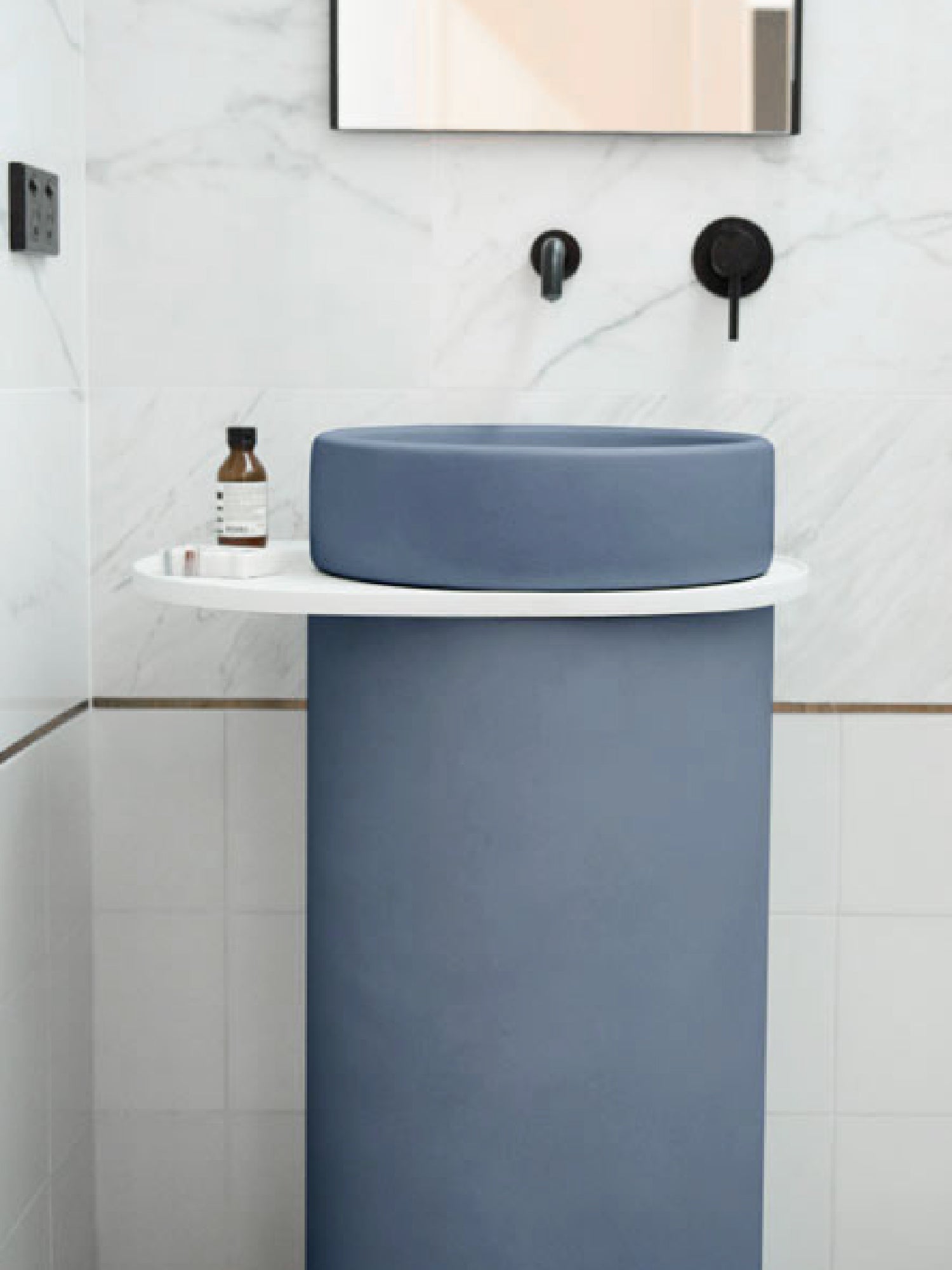 Bowl Basin Cylinder w/o Tray