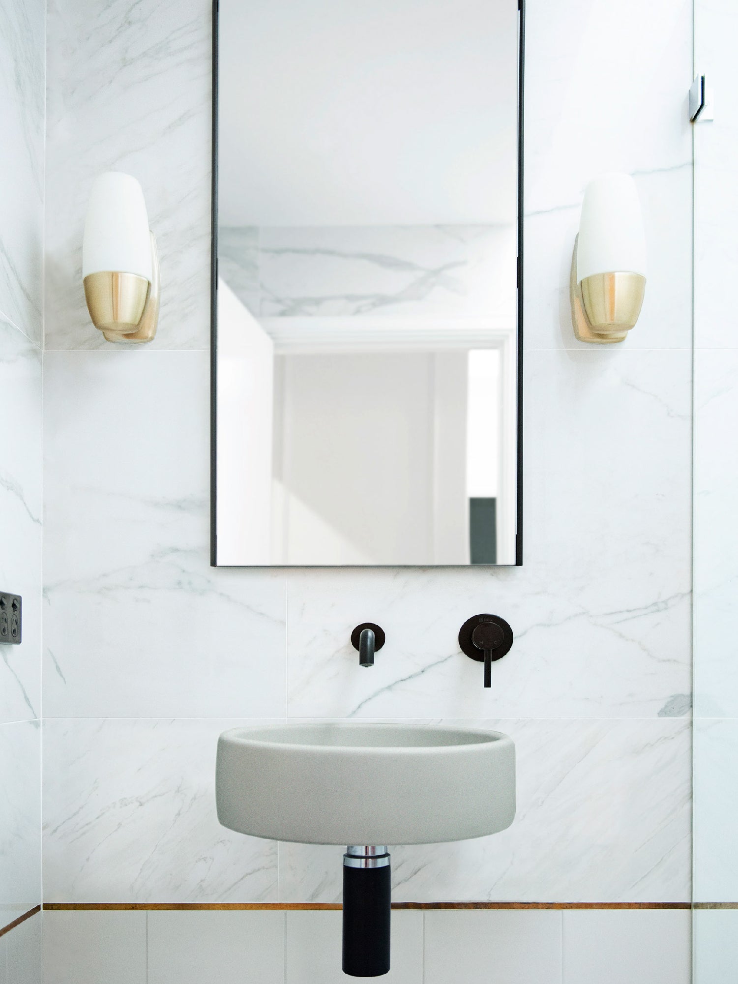 The Bowl Concrete Wall Hung Basin