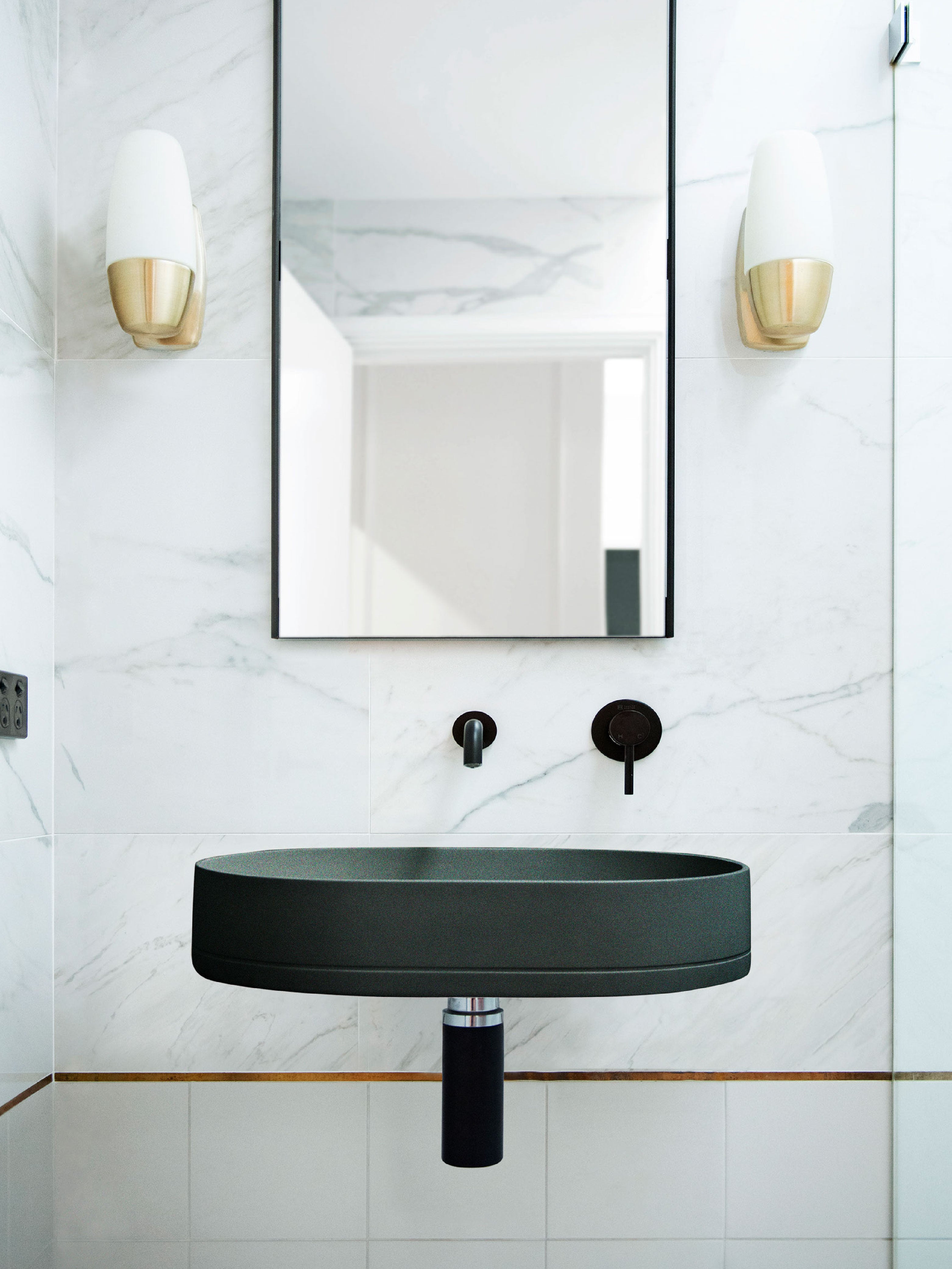 The Pill Concrete Wall Hung Basin