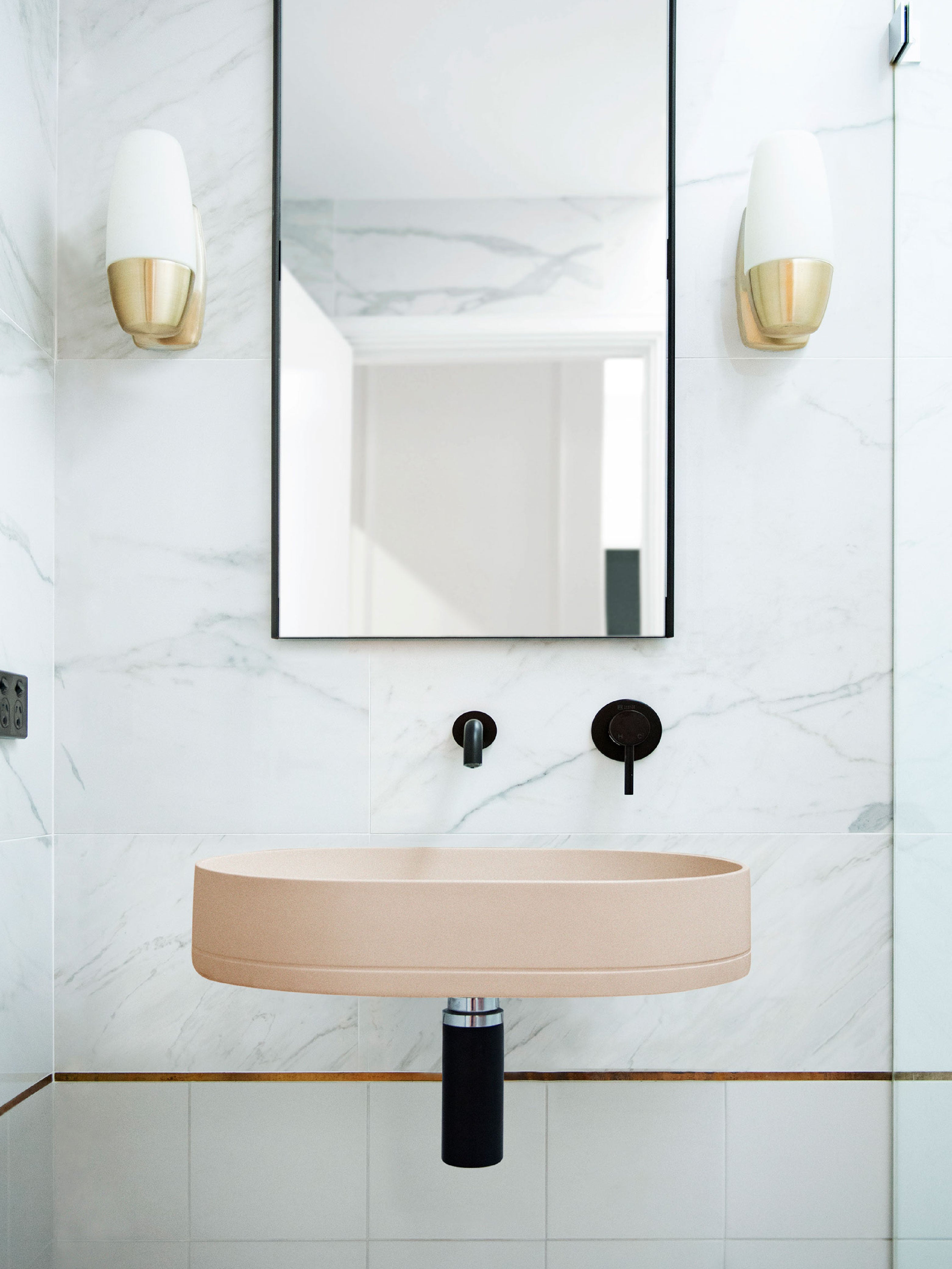 The Pill Concrete Wall Hung Basin