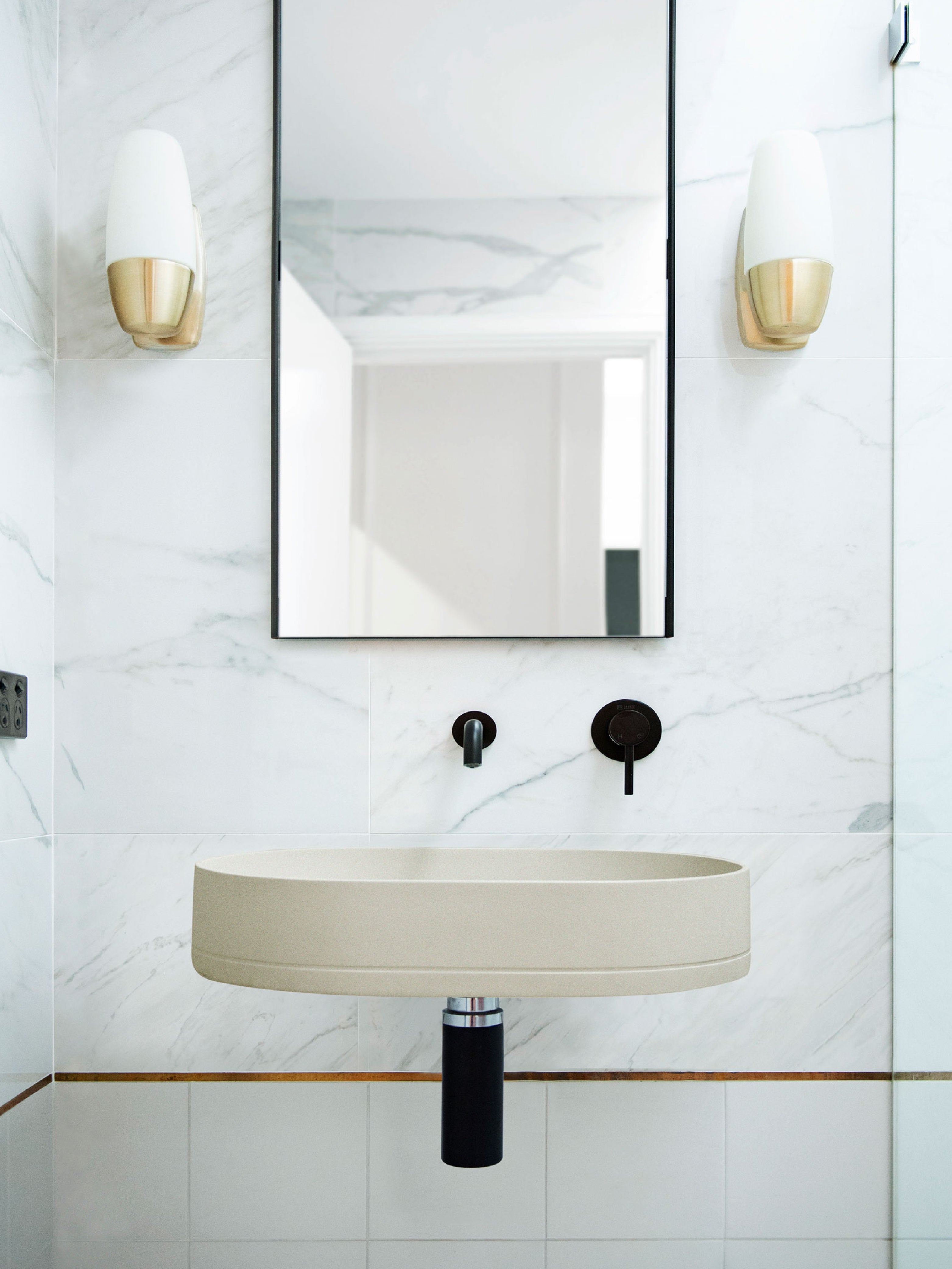 The Pill Concrete Wall Hung Basin