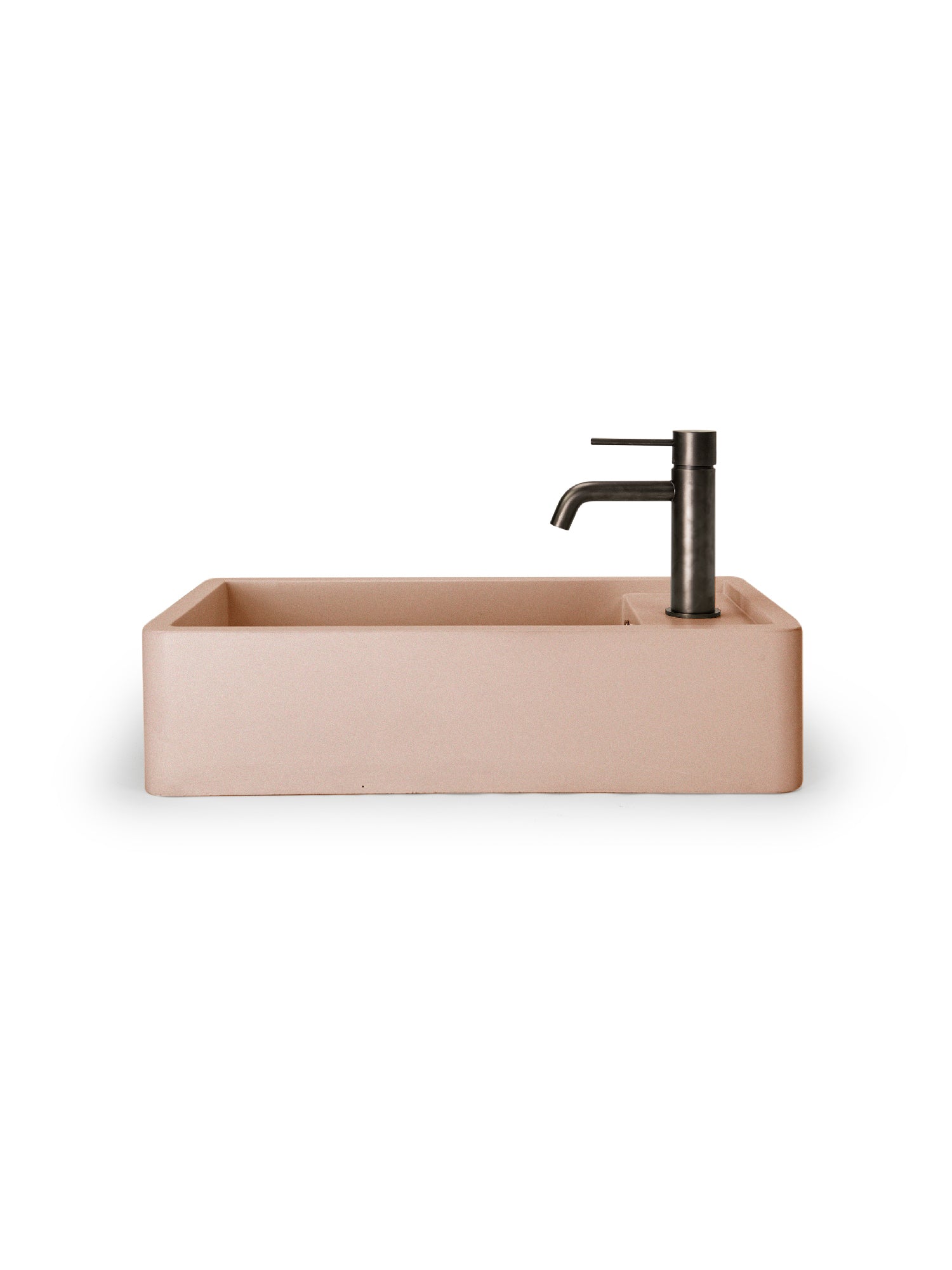 Shelf 01 Concrete Countertop Basin w/ Tap Hole & Overflow Kit