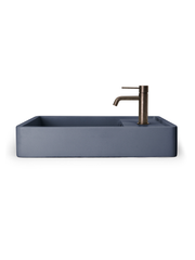 Shelf 03 Concrete Countertop basin w/ Tap Hole & Overflow Kit