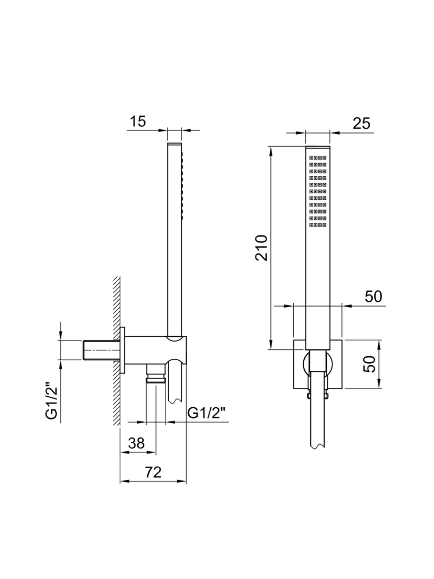 Plano Shower Set #8021