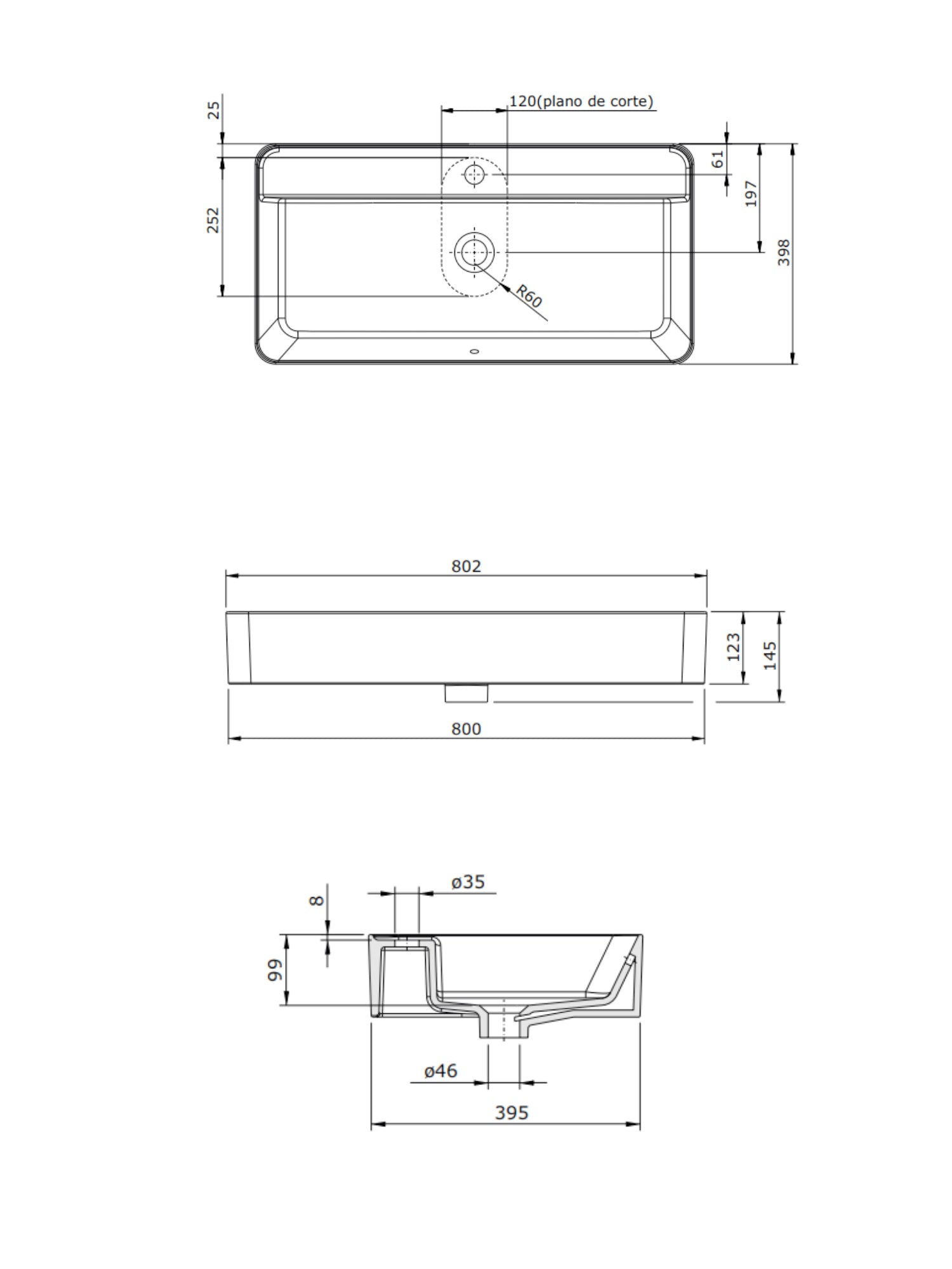 Sanlife Countertop Basin #136740