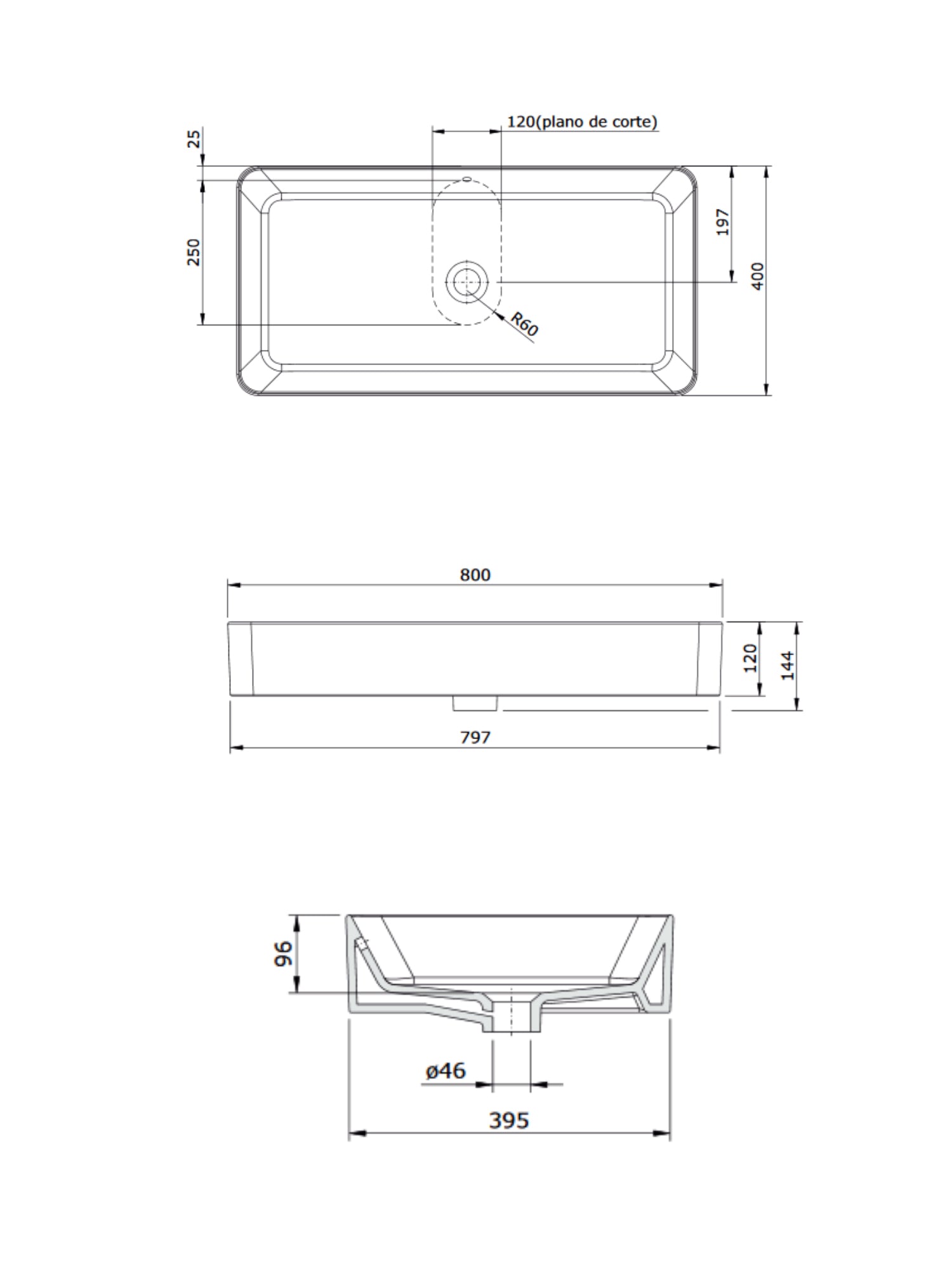 Sanlife Countertop Basin #136749