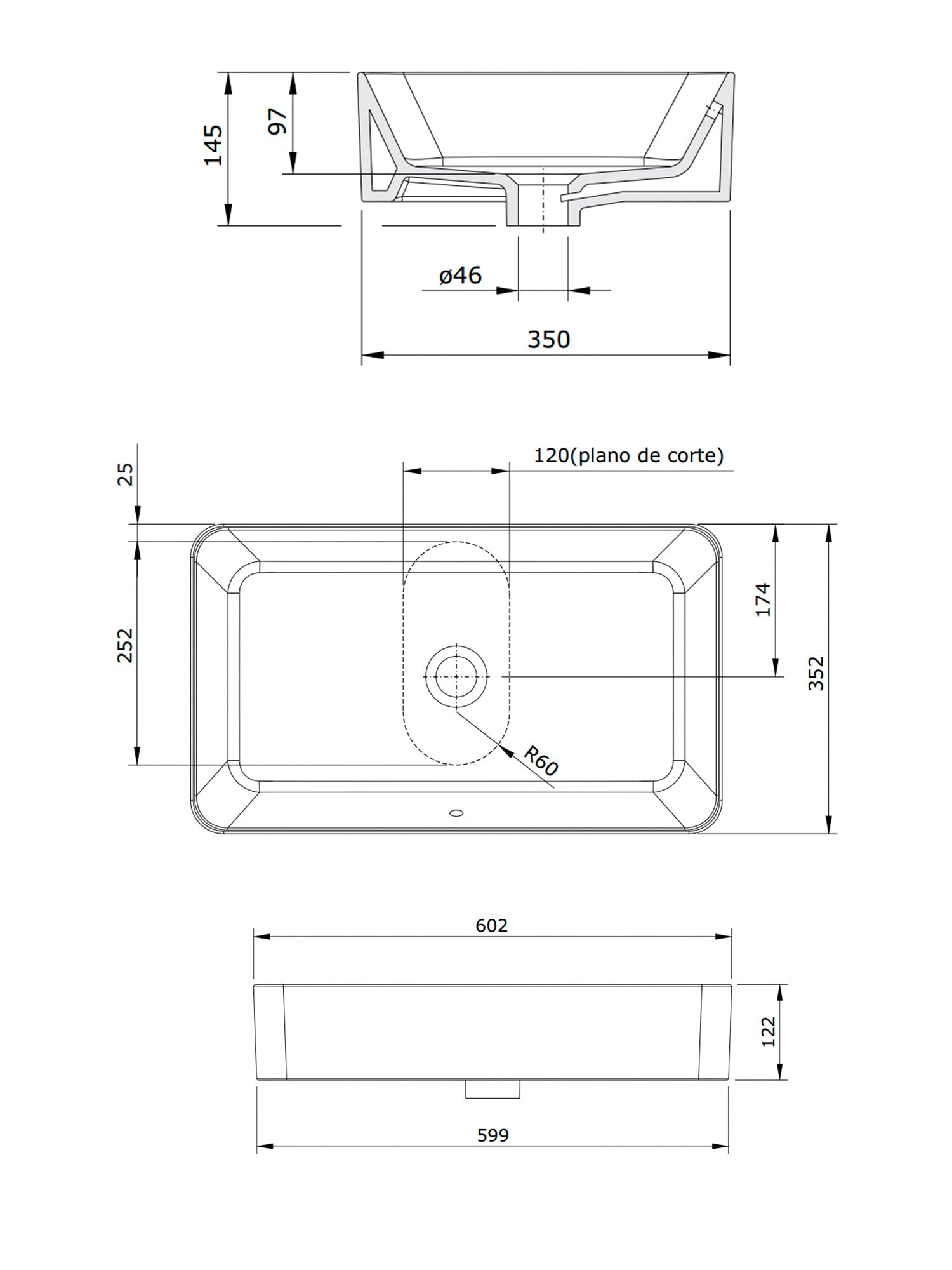 Sanlife Countertop Basin #136339