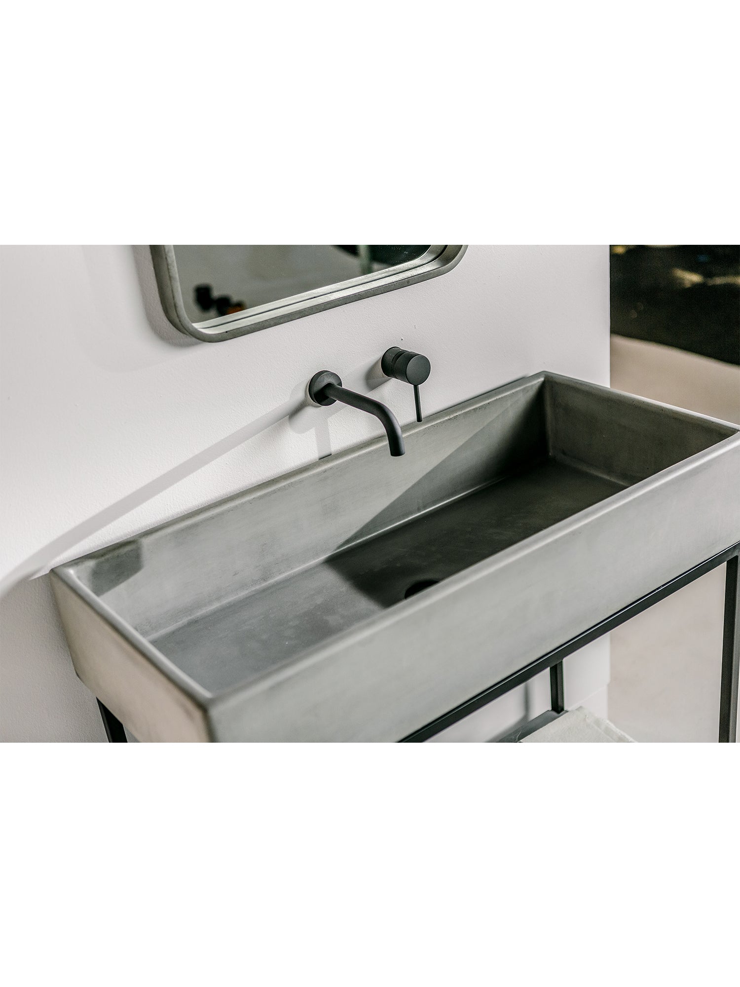 The Trough Basin Vanity Set - Includes Stand