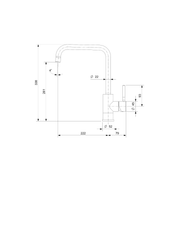 Reginox Crystal Kitchen Mixer - Gun Metal II #R38963