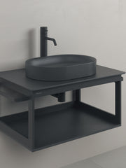 Horizon Countertop Basin #50AHZ (Avail. in Satin Black, Satin Cement)