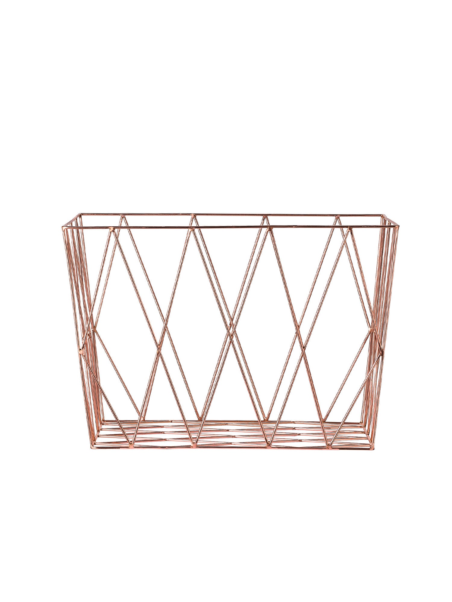 Copper Sq. Storage Basket #27400008