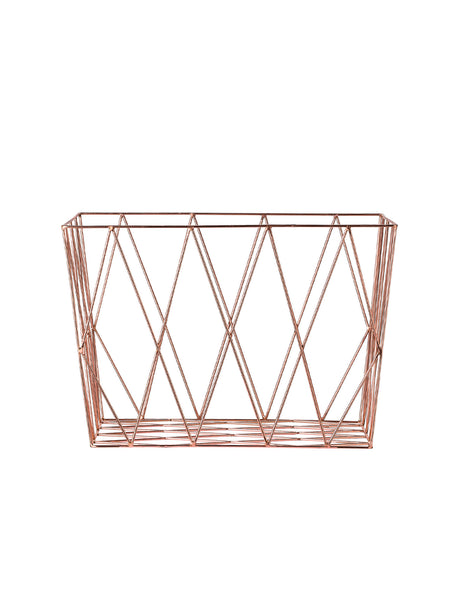 Copper Sq. Storage Basket #27400008
