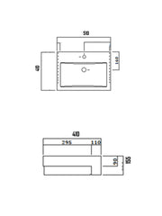 Liscia Semi‐Recessed Basin #FW‐B455