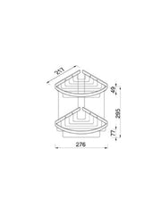 Double Corner Sponge Basket #183