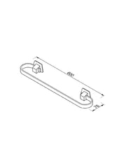 Single Towel Rail 60cm #5121-60