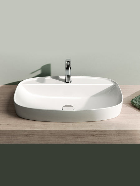 Green Rectangular Countertop Basin #60GRLXN