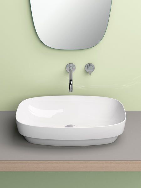 Green Rect.Countertop Basin #65AGRLX