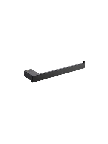 Pompei GW05 62 04 03 Black Straight Towel Ring - Stainless Steel