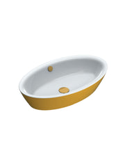 Gold & Silver Velis 70 Countertop Basin