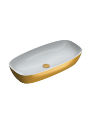 Gold & Silver Green Lux 80 Countertop Basin