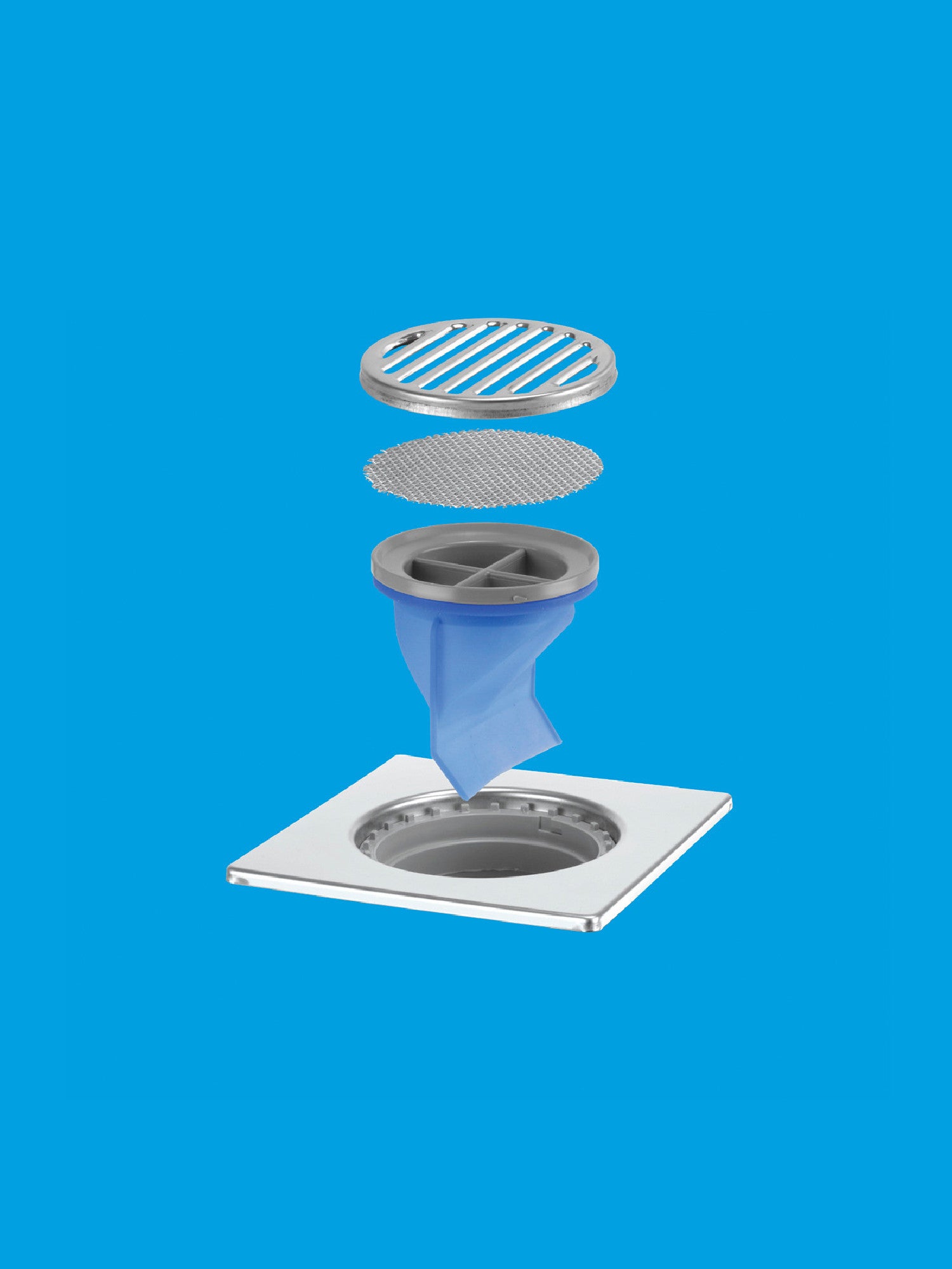 Floor drain with non return valve #FGT150-SV