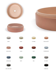Stepp Circle Two Tone Round Concrete Basin