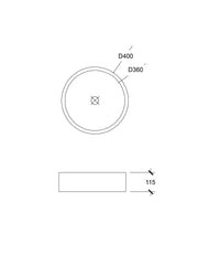 Hoop Round Concrete Basin