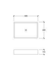 Vesl Rectangular Concrete Basin