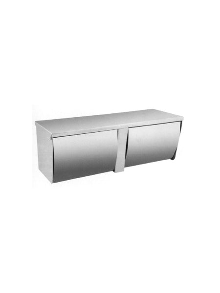 Klear Double Toilet Paper Holder w/ Cover #JM-8302