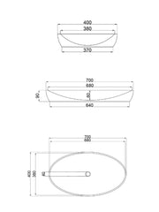 Maya Countertop Basin #SWMBAS48