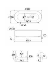 Soho Freestanding Bathtub #SBM068
